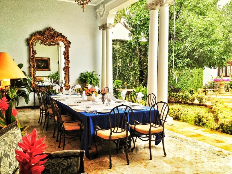 Image of Private Dining Room Casa Azul Monumento Historico Merida Mexico